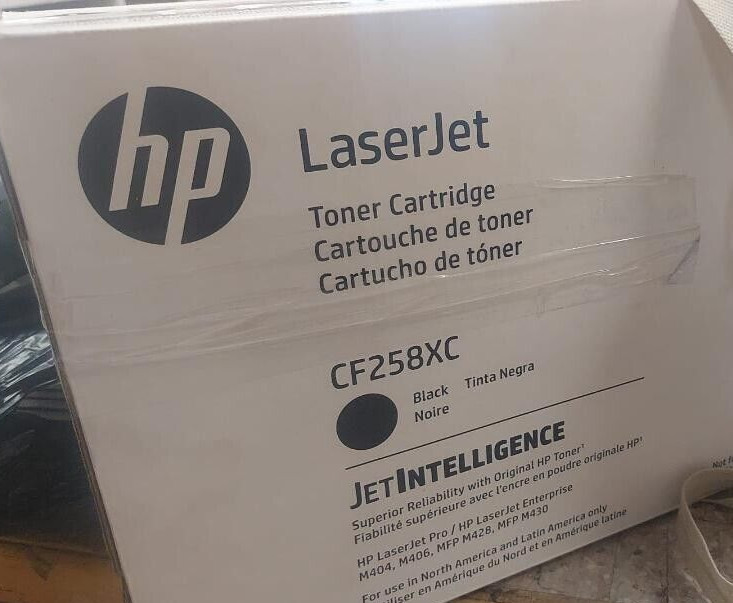 Genuine HP LaserJet CF258XC Black Toner Cartridge – FREE SHIPPING