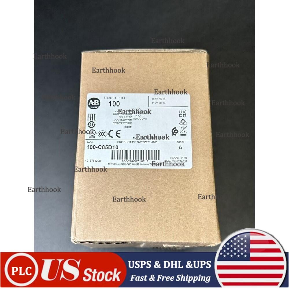 Allen Bradley 100-C85D10 3P 85A 120V Contactor New In Box 100C85D10 US Free Tax