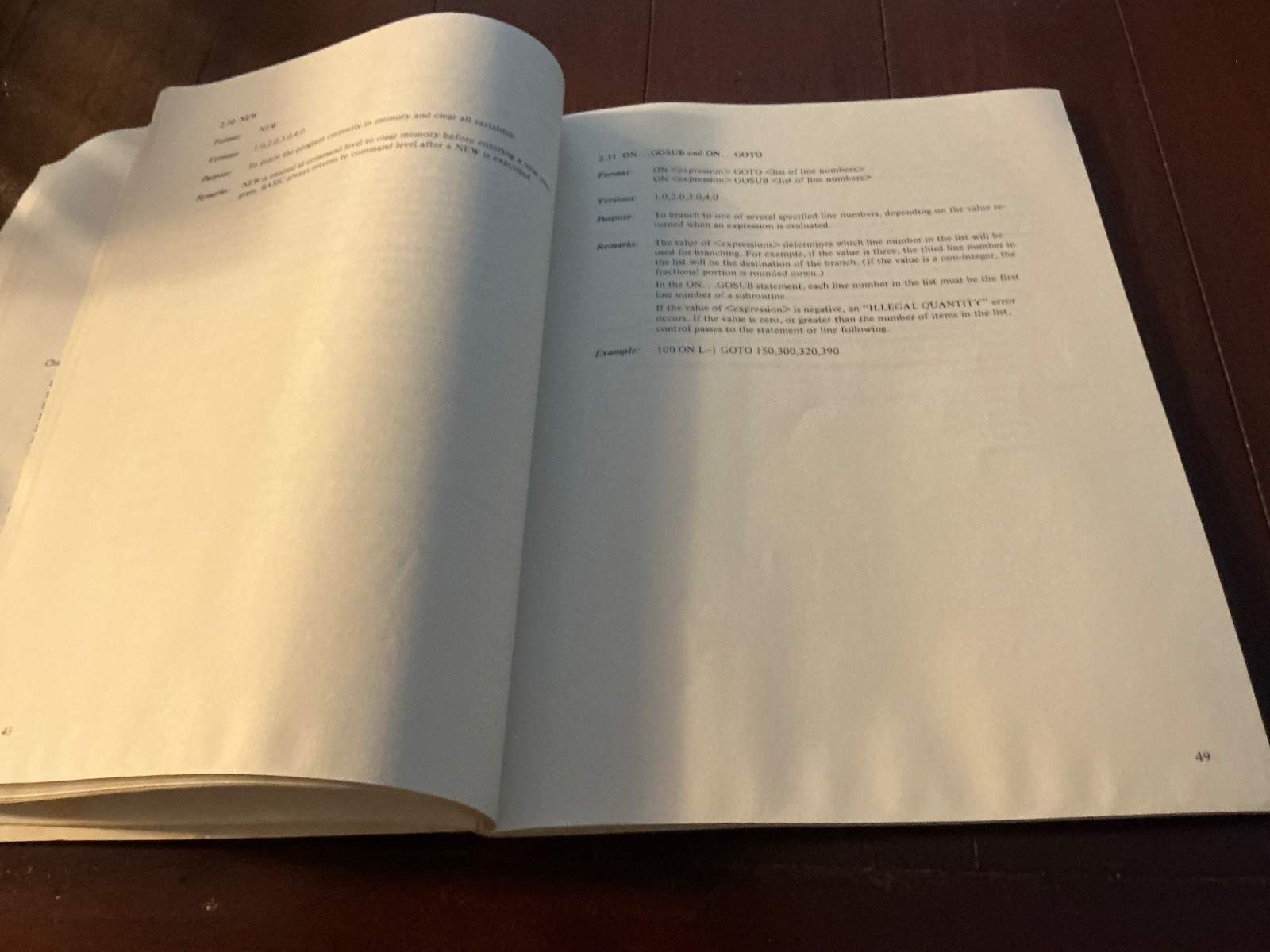 VTG USER’S REFERENCE MANUAL COMMODORE BASIC VERSION 1982