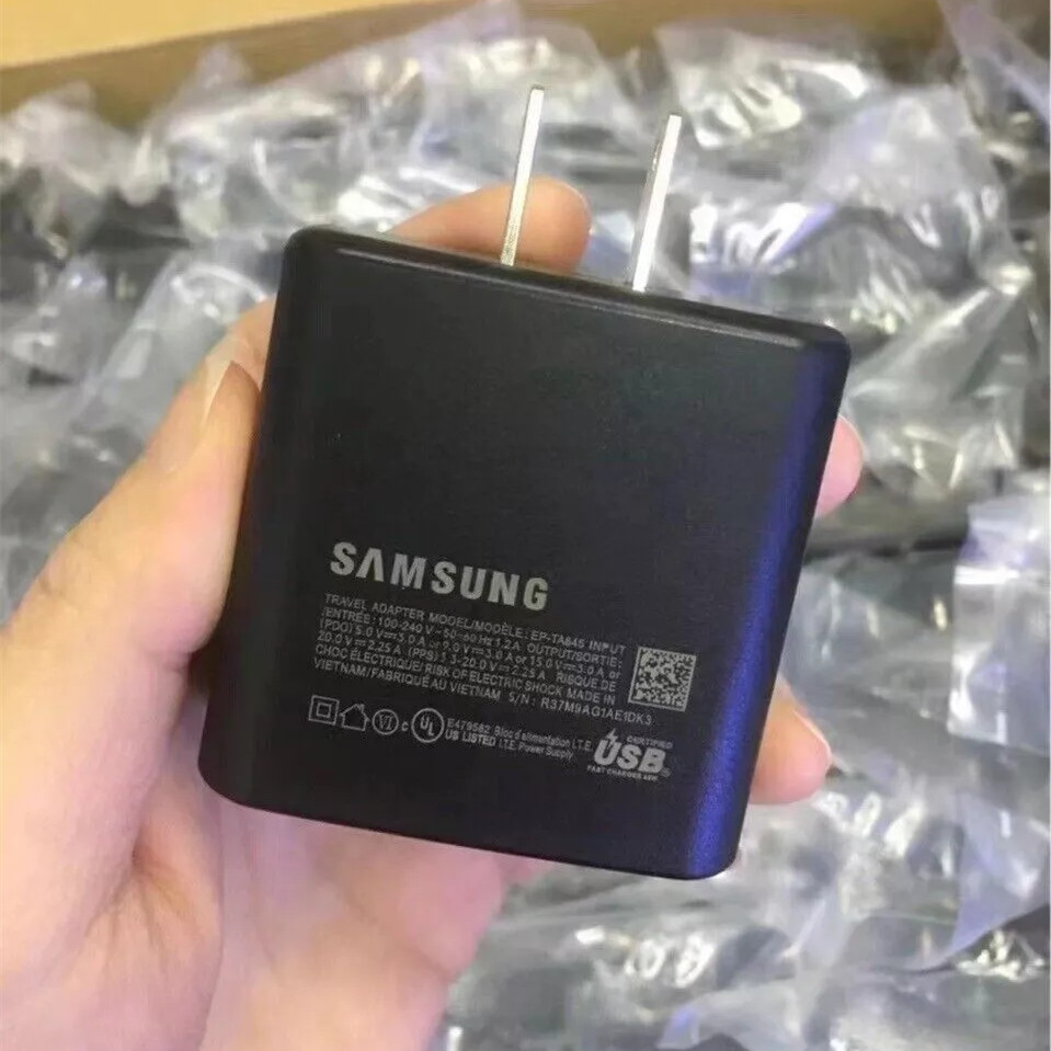 Original Samsung 45W Super Fast Charger Adapter USB-C Cable Galaxy S25 S24 Ultra