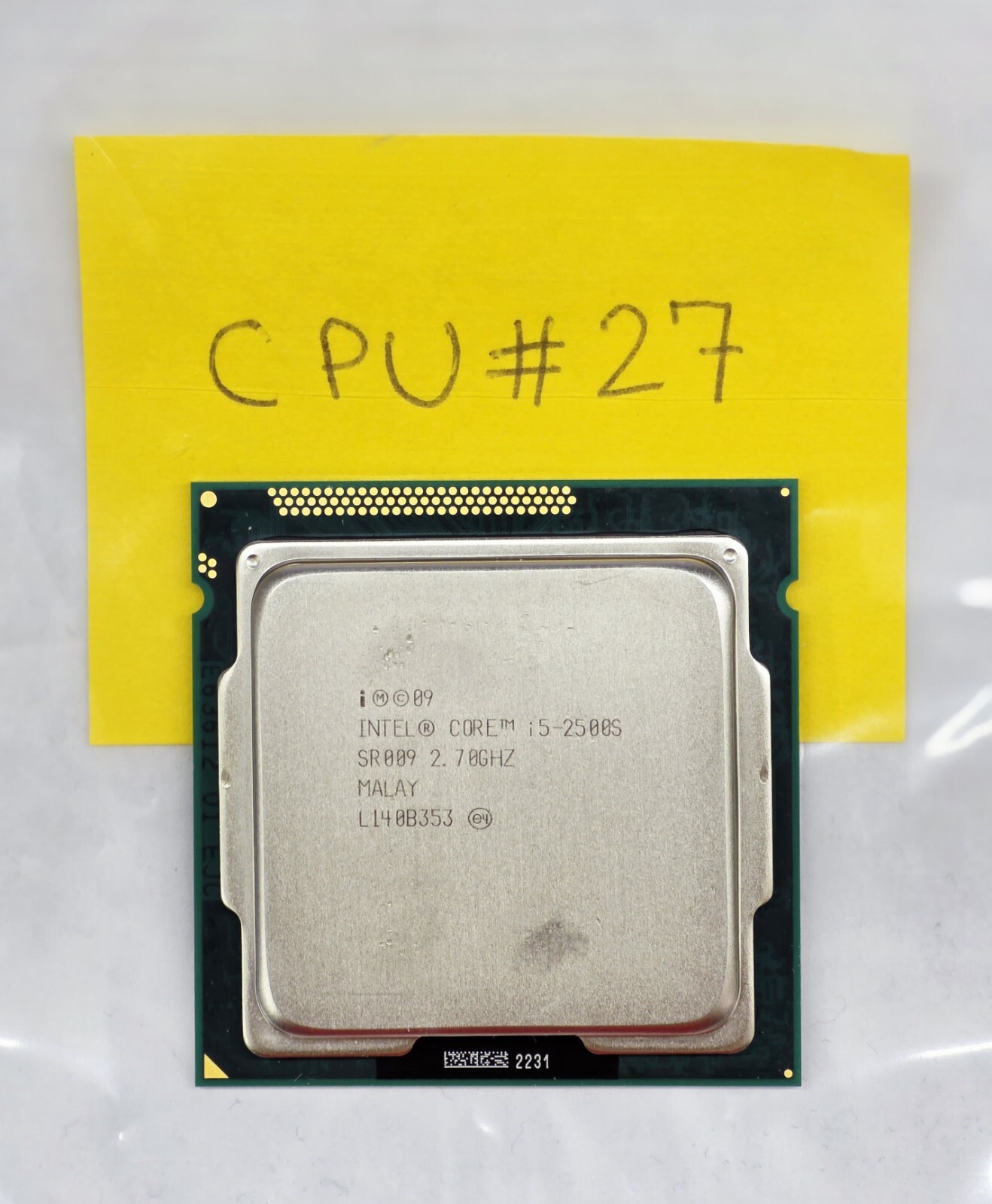 2.7 Ghz Gen 2nd Intel Core i5-2500S Quad-Core Processor SR009 Socket LGA1155 #27