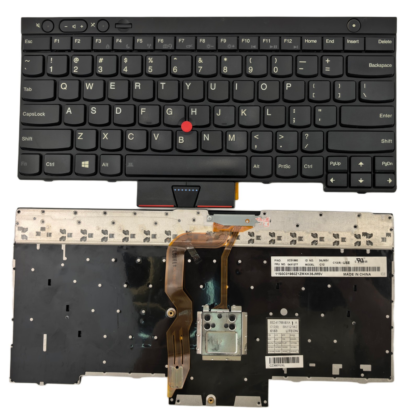 T430 T530 X230 W530 US Non-Backlit Keyboard w/ TrackPoint for ThinkPad L430 L530