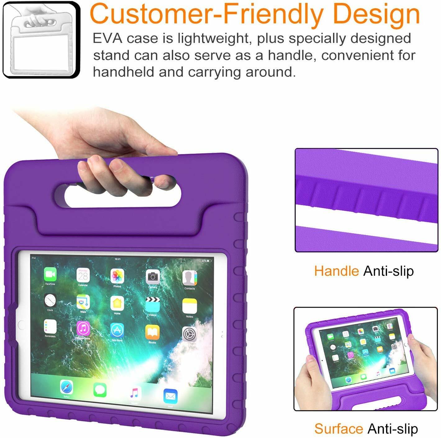Kids Shockproof Foam Case Handle Cover Stand for iPad 2 3 4 5 Mini Air Pro 10.5
