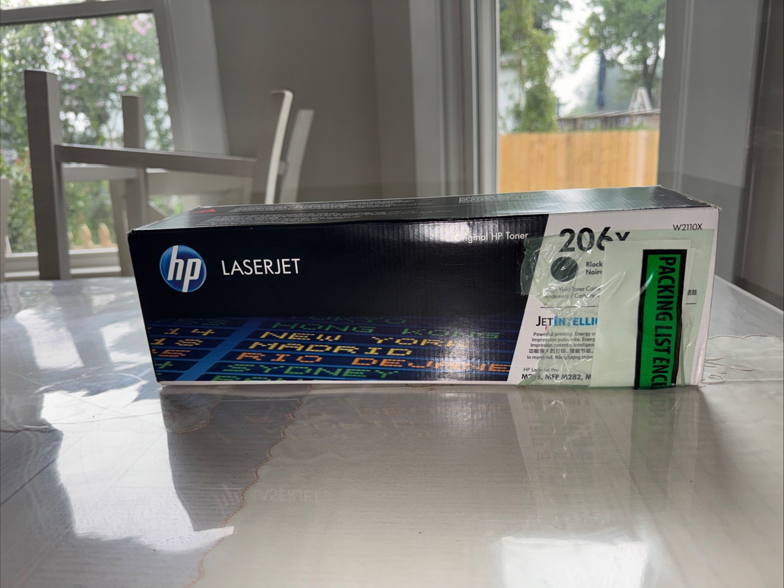 HP 206X High Yield Black Original LaserJet Toner Cartridge, W2110X NEW