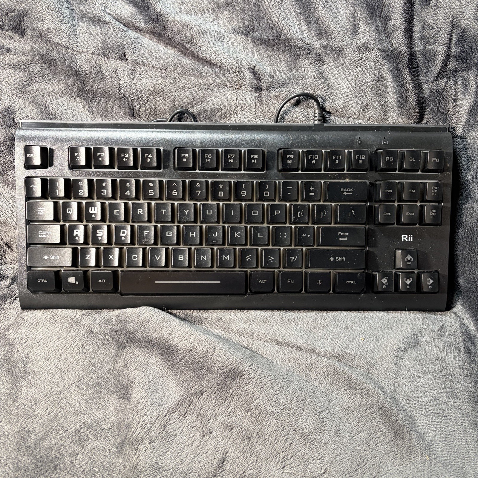 Rii Mixed Color Led Backlit Multimedia Gaming Keyboard (RK104)