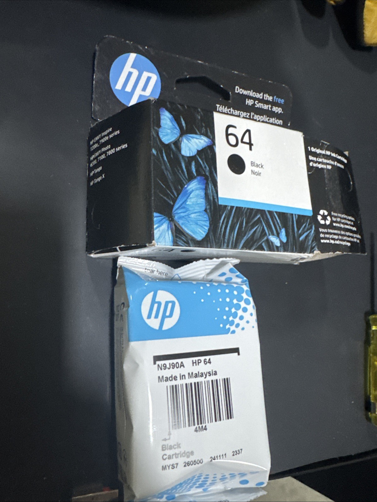 Brand NEW – HP 64 Original Black Ink Cartridge – N9J90AN – Nov 2026 Free SH