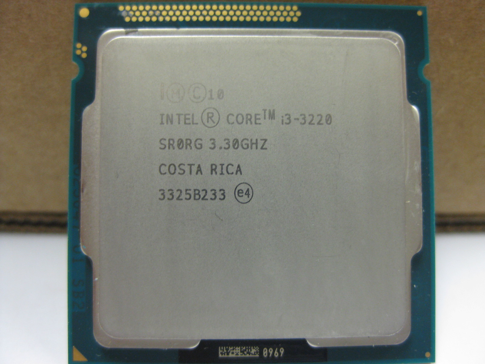 Intel Core I3-3220 3.3GHz 3mb 5GT/s LGA 1155 SR0RG