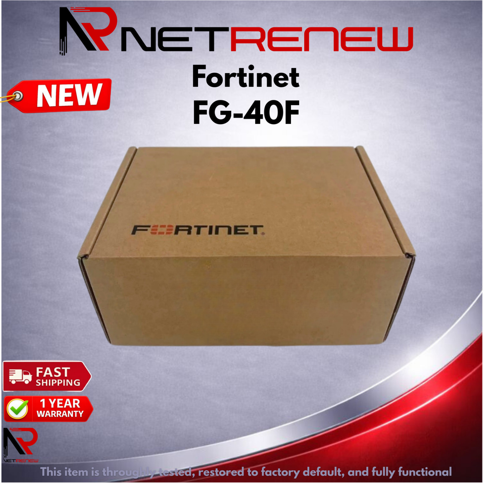 NEW Fortinet FG-40F Fortigate 40F Network Security Firewall Appliance