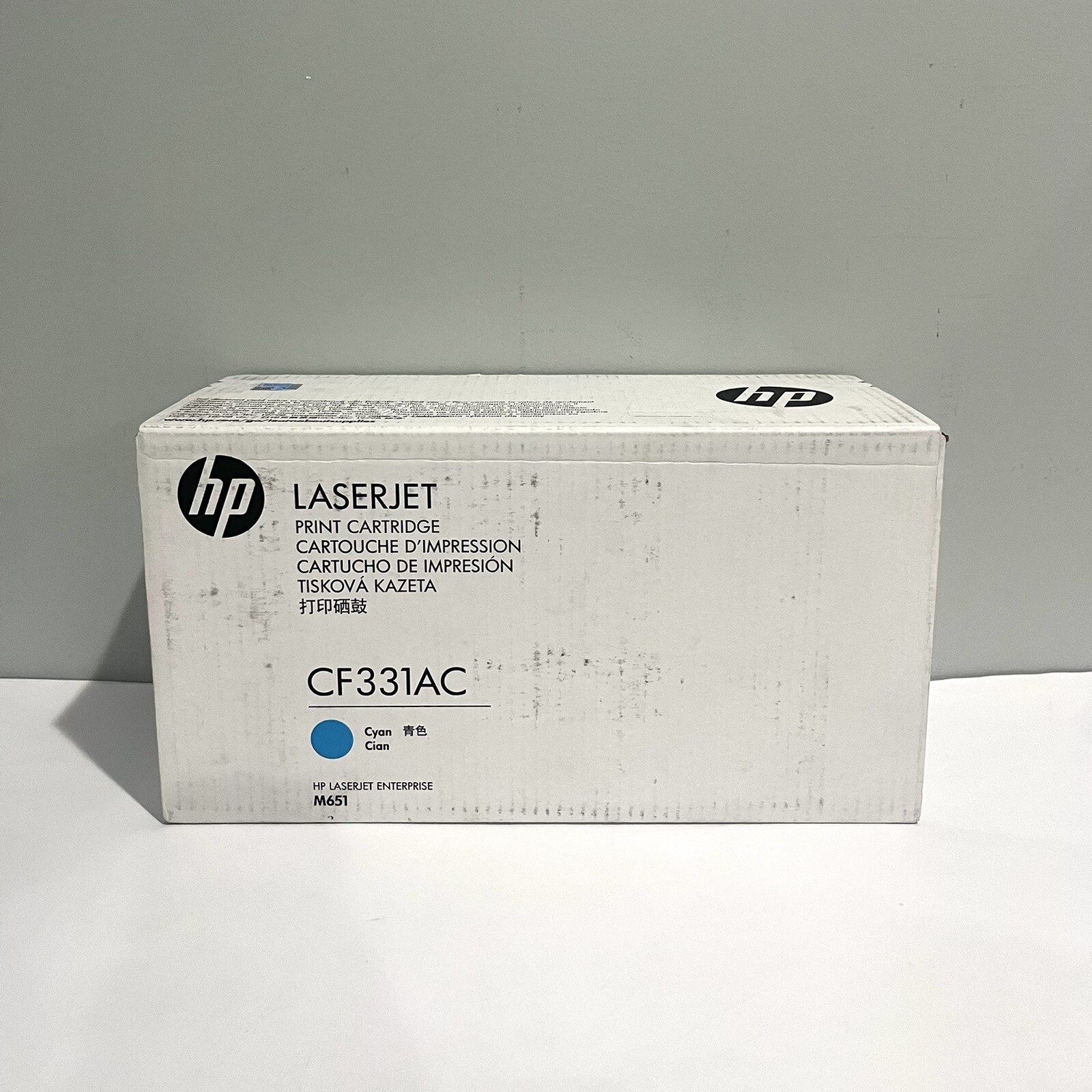 HP CF331AC Cyan Toner Cartridge 654A For HP Color LaserJet Enterprise M651