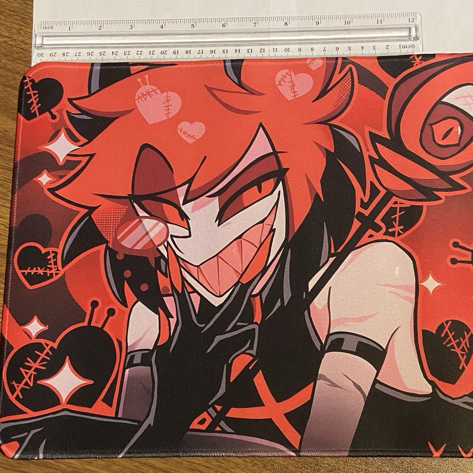 Hazbin Hotel Alastor 23x11x2mm Keyboard Desk Mat – READ DESC FOR DETAILS!