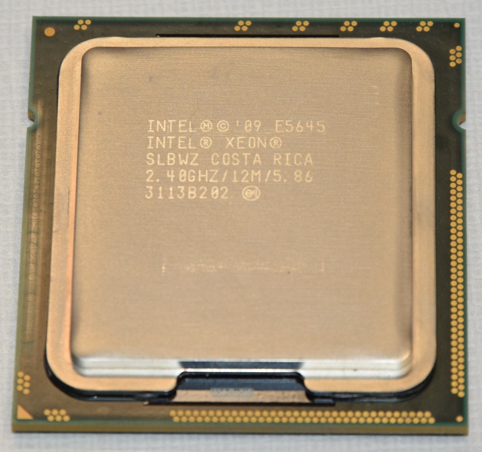 Intel Xeon E5645 SLBWZ Six Core CPU Processor 2.4GHz 12MB Smart Cache LGA 1366