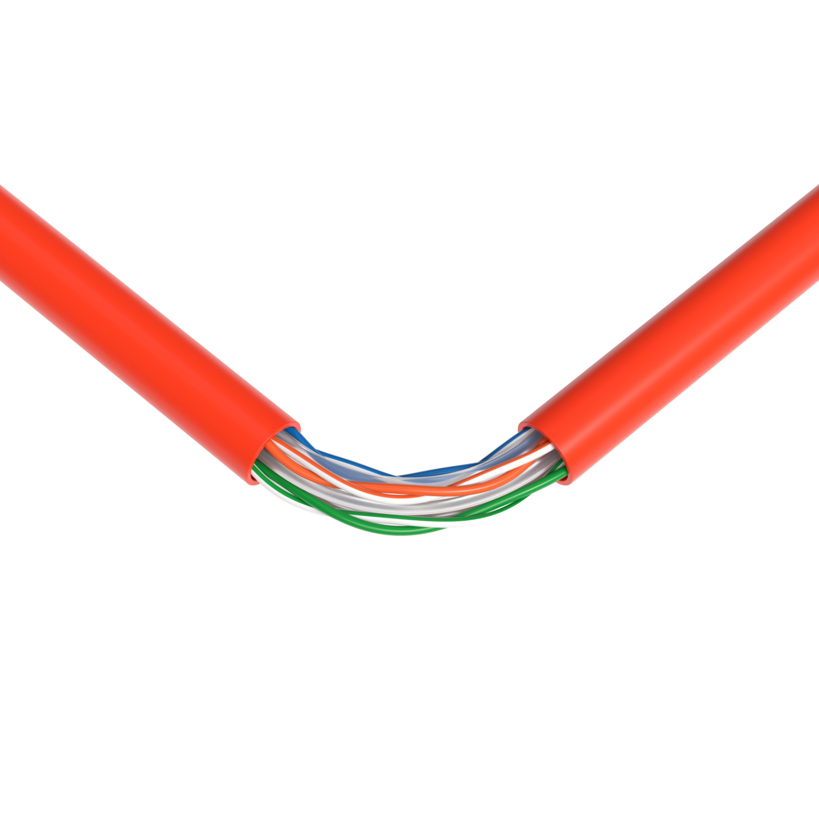 1000ft Red CAT6 Ethernet Cables – 23AWG 10Gbps UTP Solid CCA Wire w/Pullbox