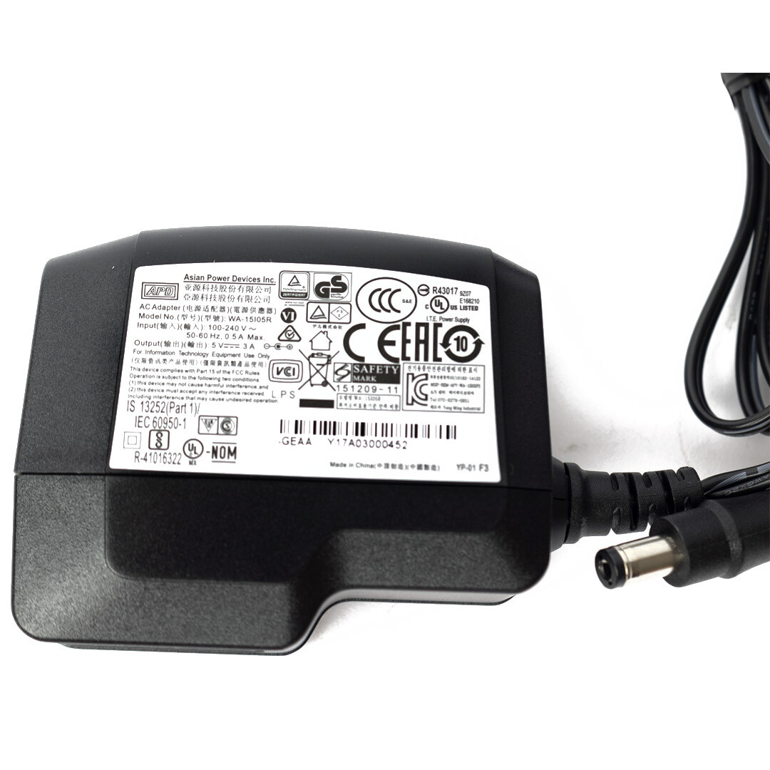 New Dell OEM Wyse 3040 APD WA-15105R 5V 3A 15W AC Power Adapter KC0Y2 08KV5W