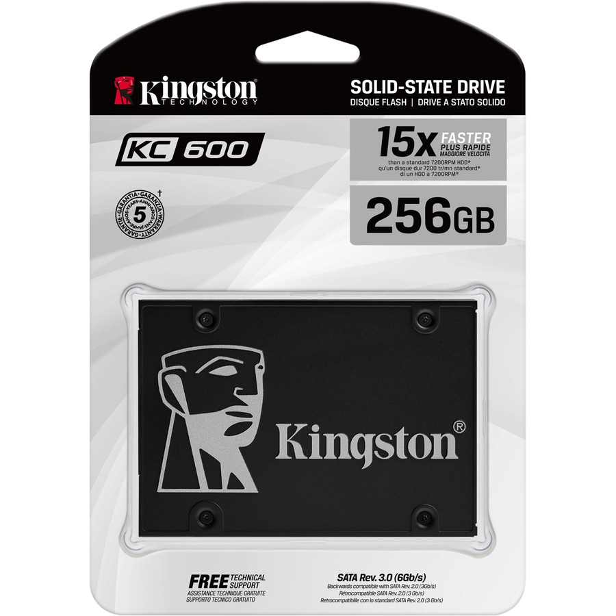 Kingston SKC600/256G 256GB SSD 2.5″ SATA 3.0 550MB/s