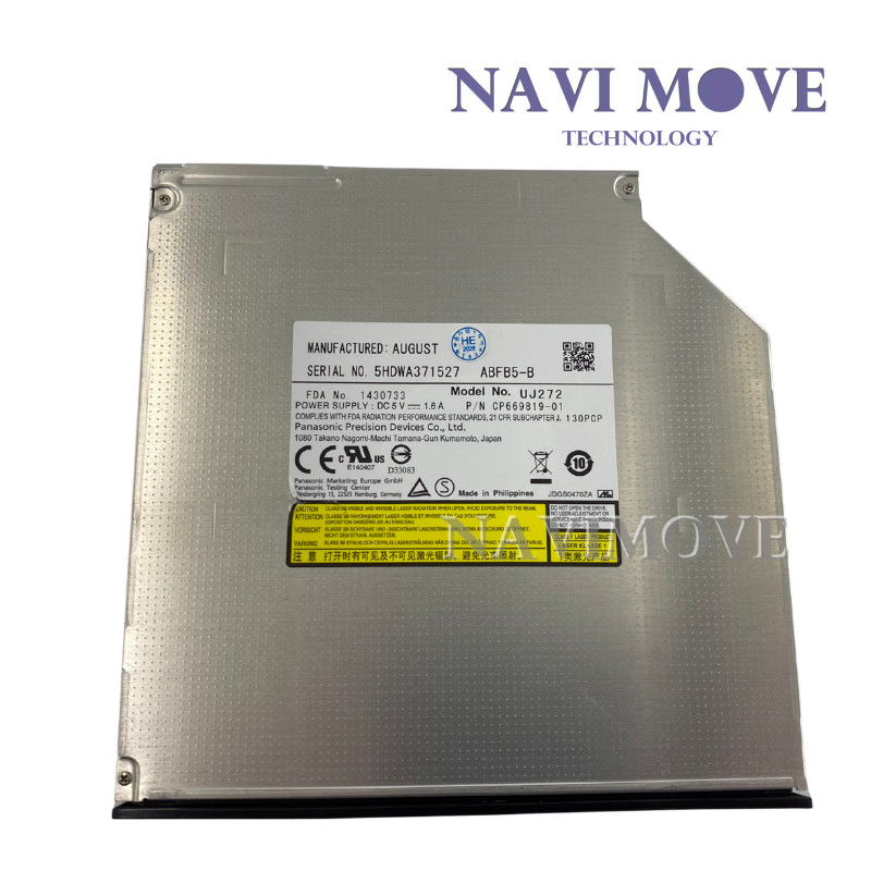 Panasonic UJ272 9.5mm SATA 6X 3D Blu-ray Burner BD-RE BDXL Writer Drive UJ-272