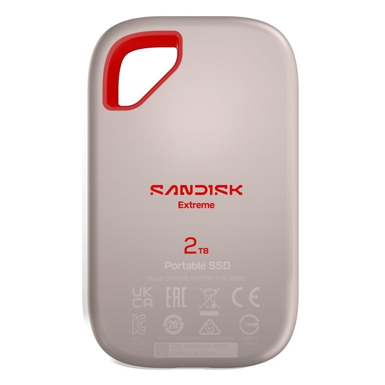 1TB SanDisk Extreme Portable SSD Up to 2000 MB/s