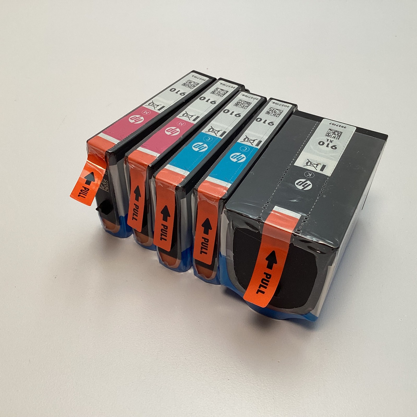 HP 910 & 910XL Ink Cartridge Lot of 5 Black Cyan Magenta – Fresh Dates 05/2027+