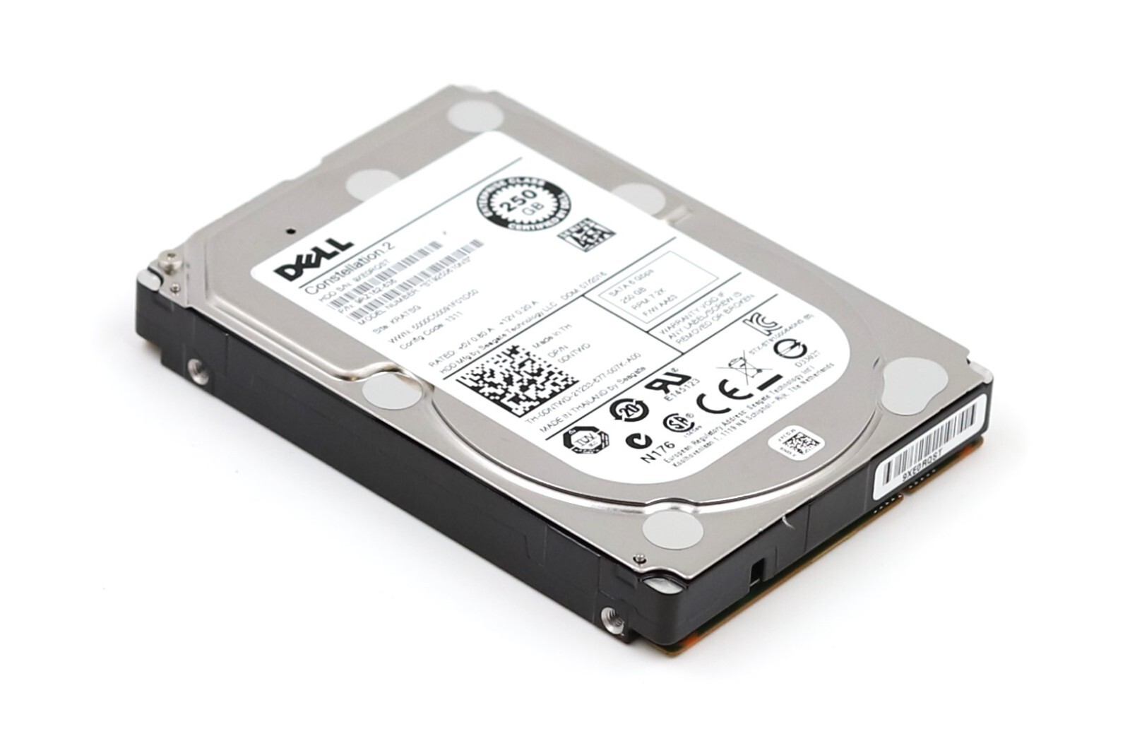 Dell ST9250610NS 250GB 2.5″ 6Gb/s 7.2K RPM SATA Hard Drive Dell P/N: 0DNTWD