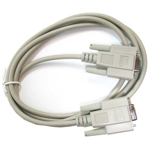 6 ft DB9pin Female~F/F Null Modem Crossover / Null wired,Serial RS232 Cable Cord