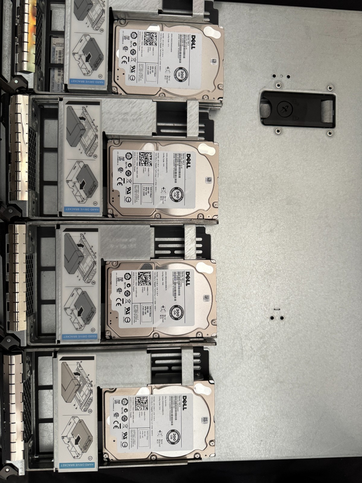 Dell PowerEdge R510 Intel Xeon E5645 @ 2.40GHz 8GB RAM 4x300GB 10K HDD 750W PSU