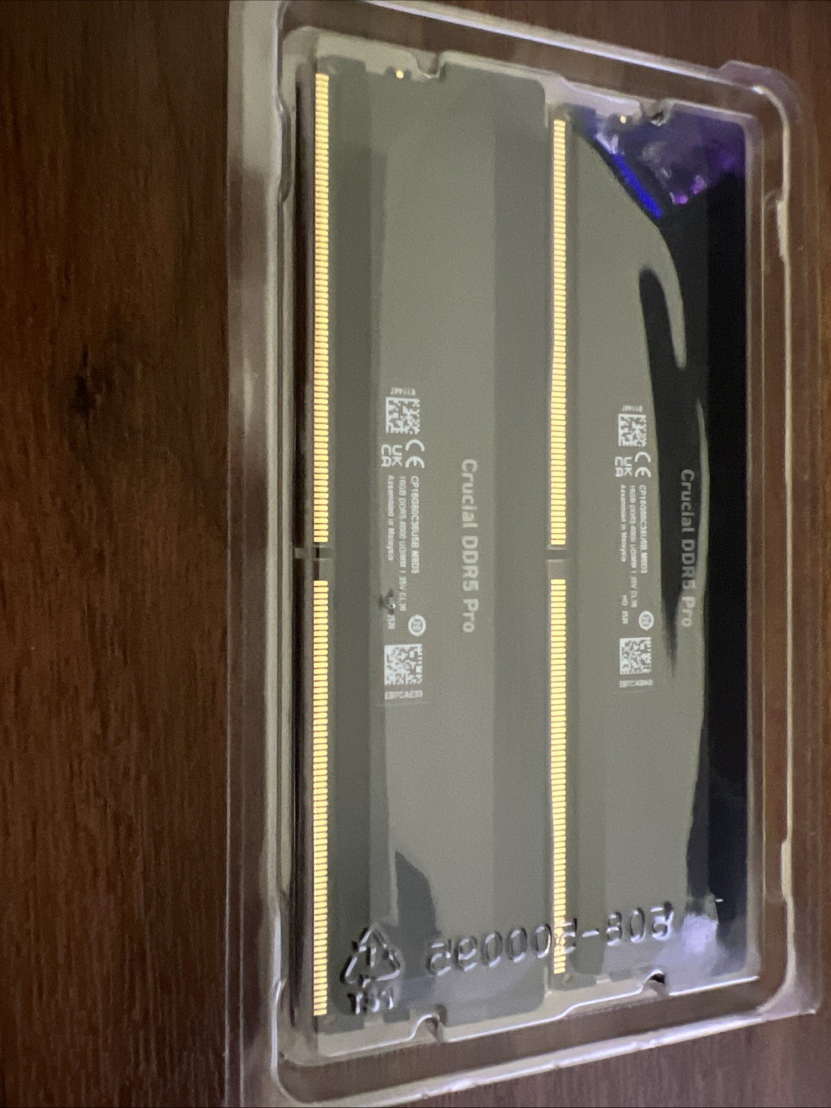 Crucial Pro 32GB (2x16GB) RAM DDR5 6000MHz CL36 UDIMM CP2K16G60C36U5B