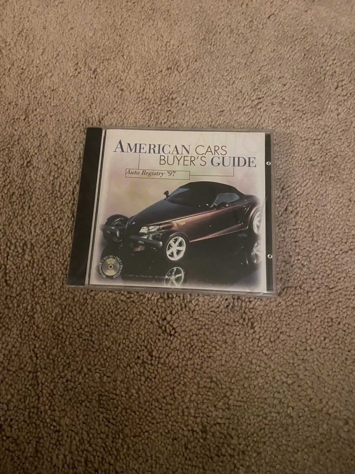 AMERICAN CARS BUYER’S GUIDE PC CD-ROM NEW AUTO REGISTRY ’97