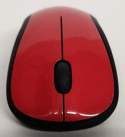 Logitech M310 Wireless Red/Black Optical Mouse w/USB Receiver Dongle 810-006905
