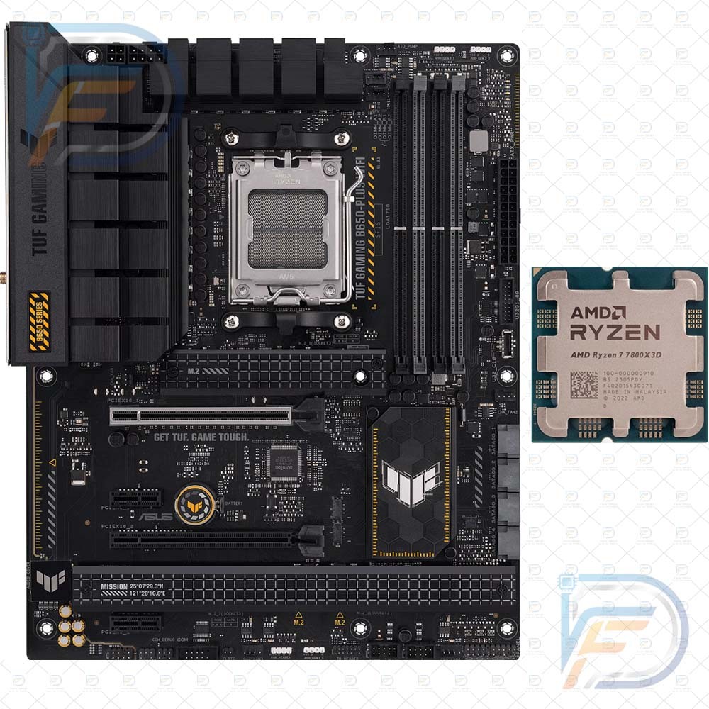 AMD Ryzen 7 7800X3D + ASUS TUF GAMING B650‑PLUS WIFI‑DDR5