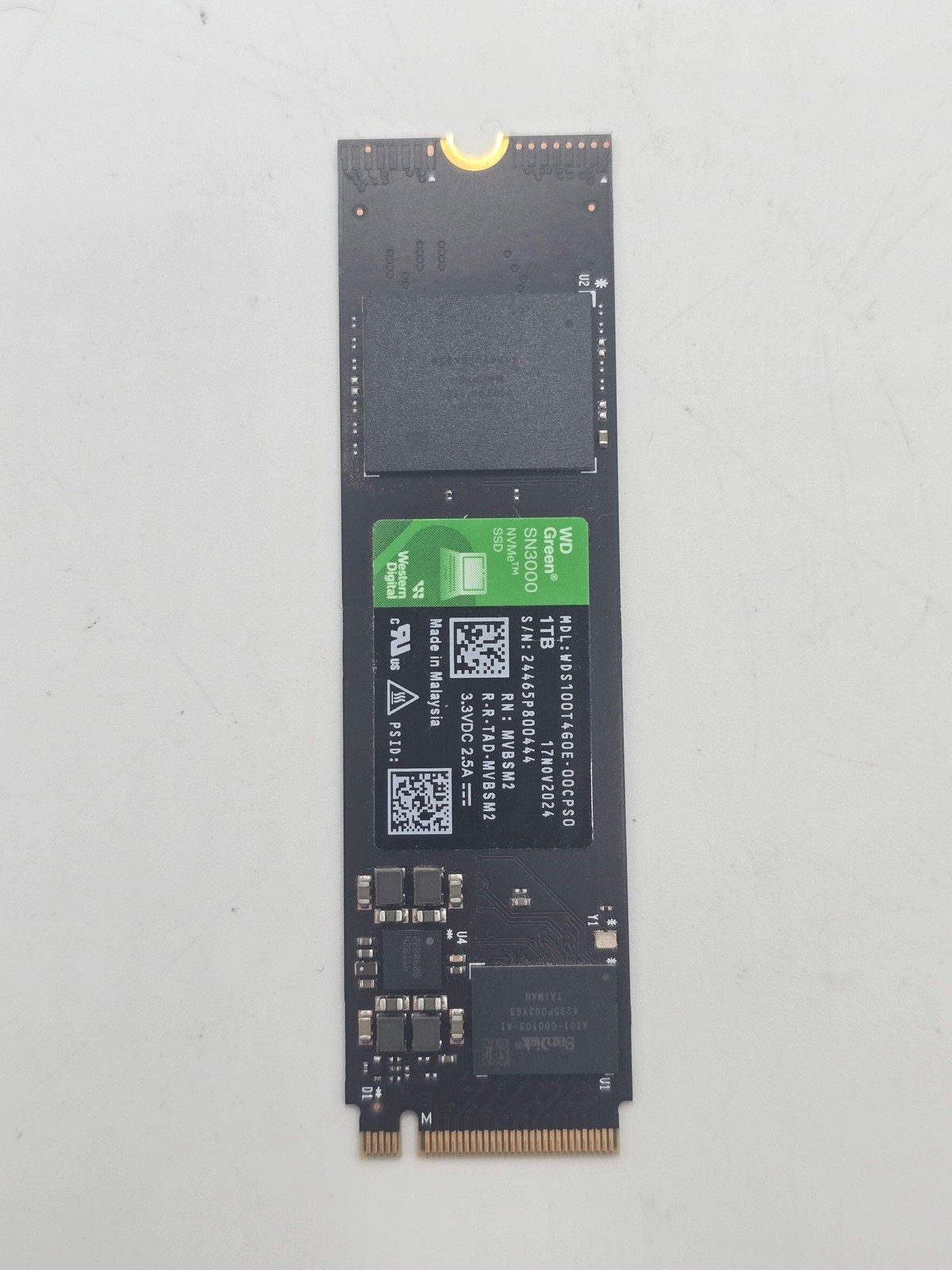 WD Green SN3000 1TB PCIe 4.0 NVMe M.2 2280 SSD 5000/4200MB/s Tested