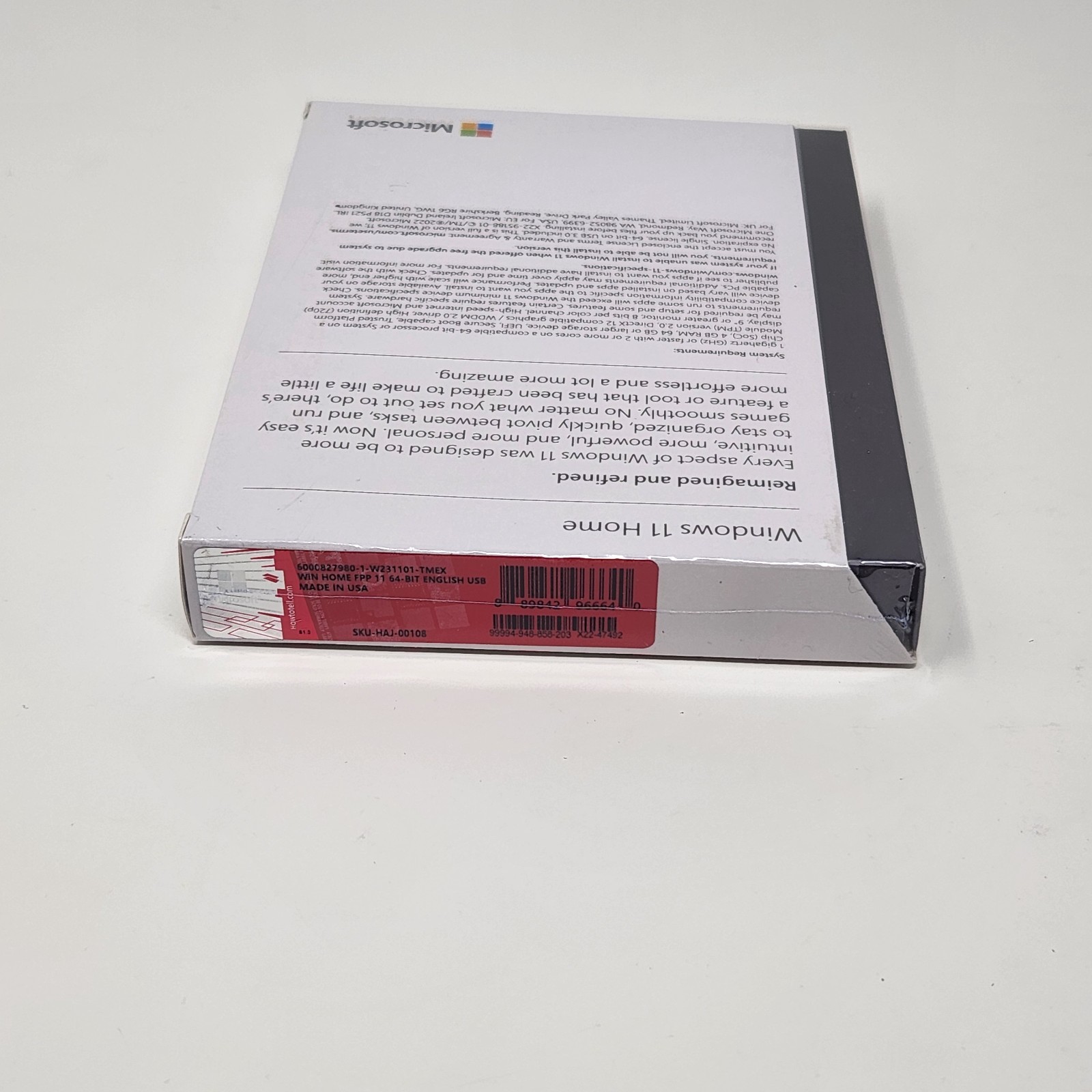 MS Windows 11 Home 64-Bit USB Flash Drive + Key Retail Box – New & Sealed