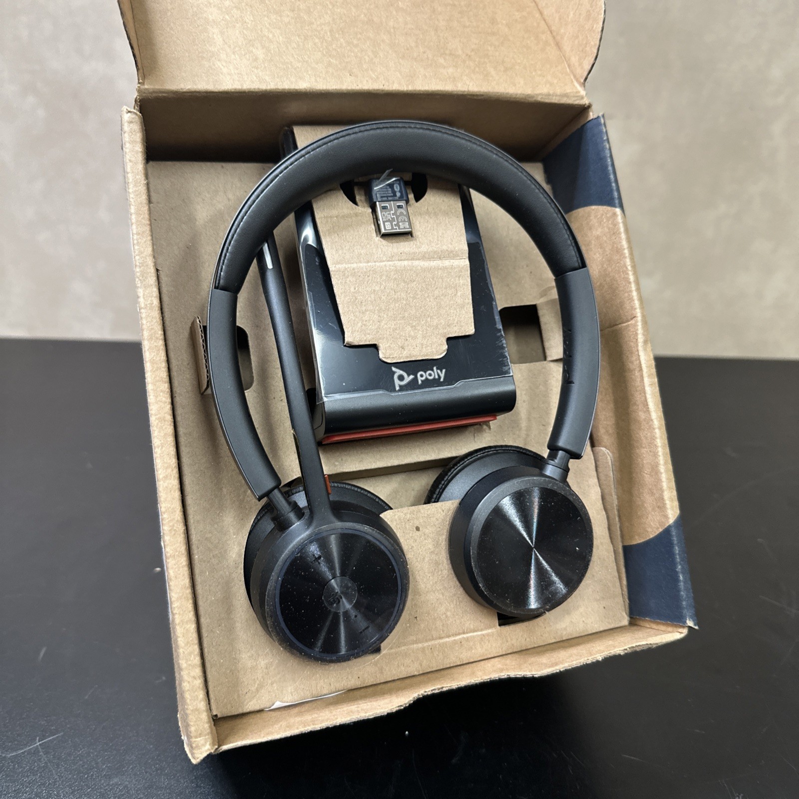Poly Voyager 4320 UC Bluetooth Headset w/ Charging Dock