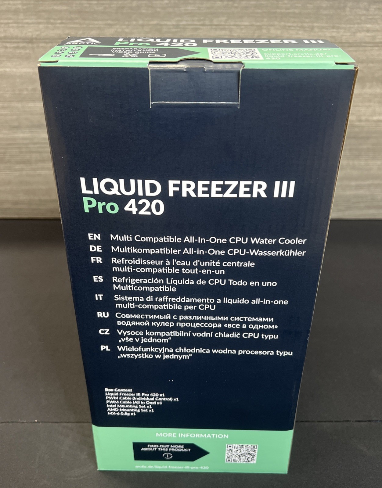 ARCTIC Liquid Freezer III Pro 420 black PC Water Cooler AIO ( Free Shipping)