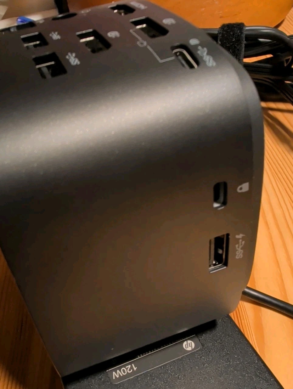 HP Thunderbolt Dock 120W G4 Docking Station – Black (4J0A2AA#ABA)