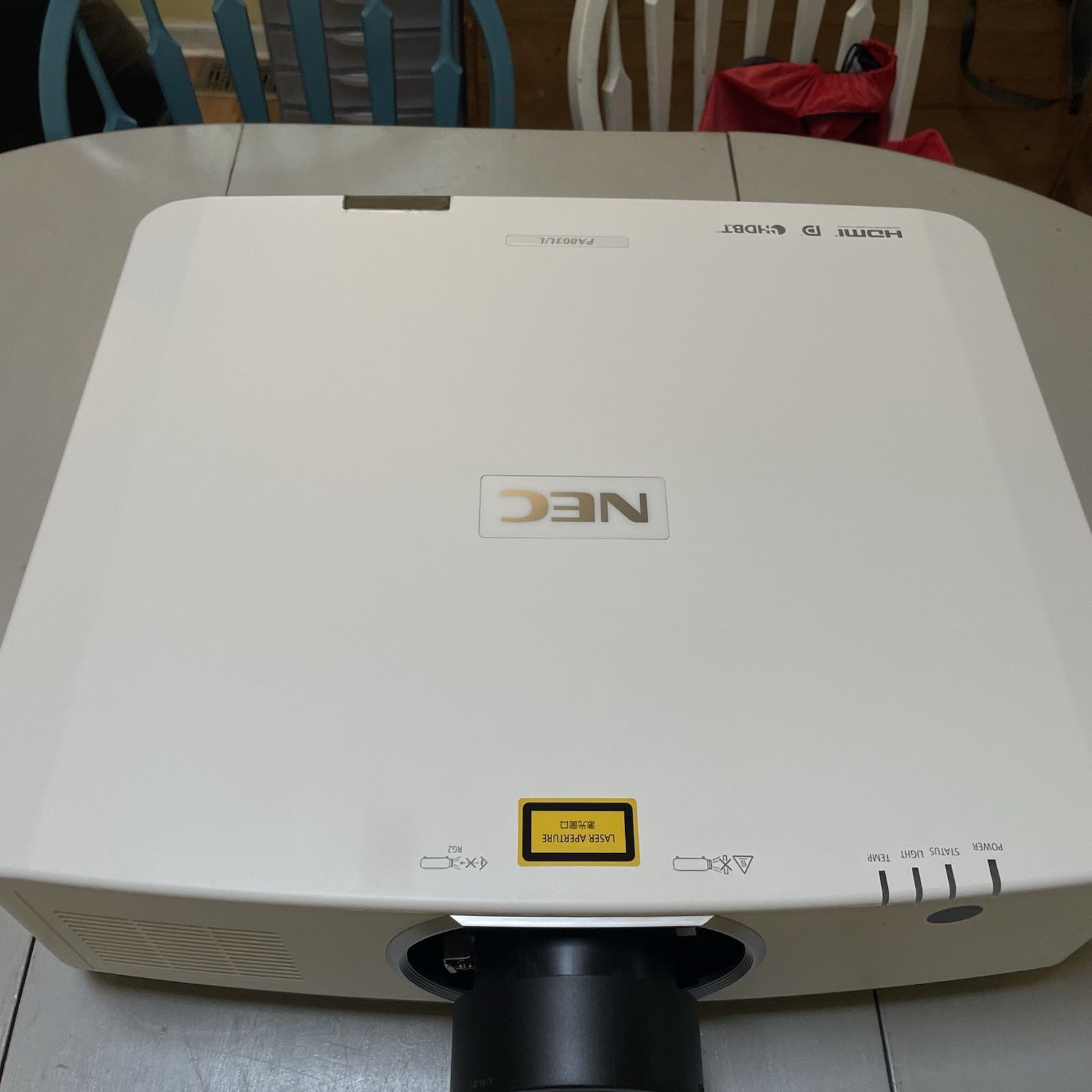 NEC NP-PA803UL 3LCD 1920×1200 8,000 Lumen Projector w/ NP41ZL Lens | 5774 Hours
