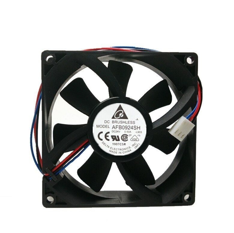 DELTA AFB0924SH 9025 9CM DC 24V 0.50A 3-lines The Server Dual Ball Cooling Fan