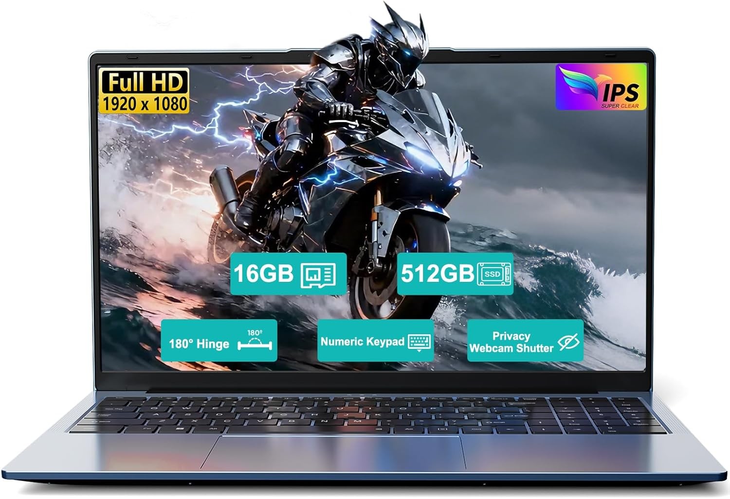 15.6″ FHD Student-Laptop AMD Ryzen 5 16GB RAM 512GB SSD Radeon Vega 8 GPU
