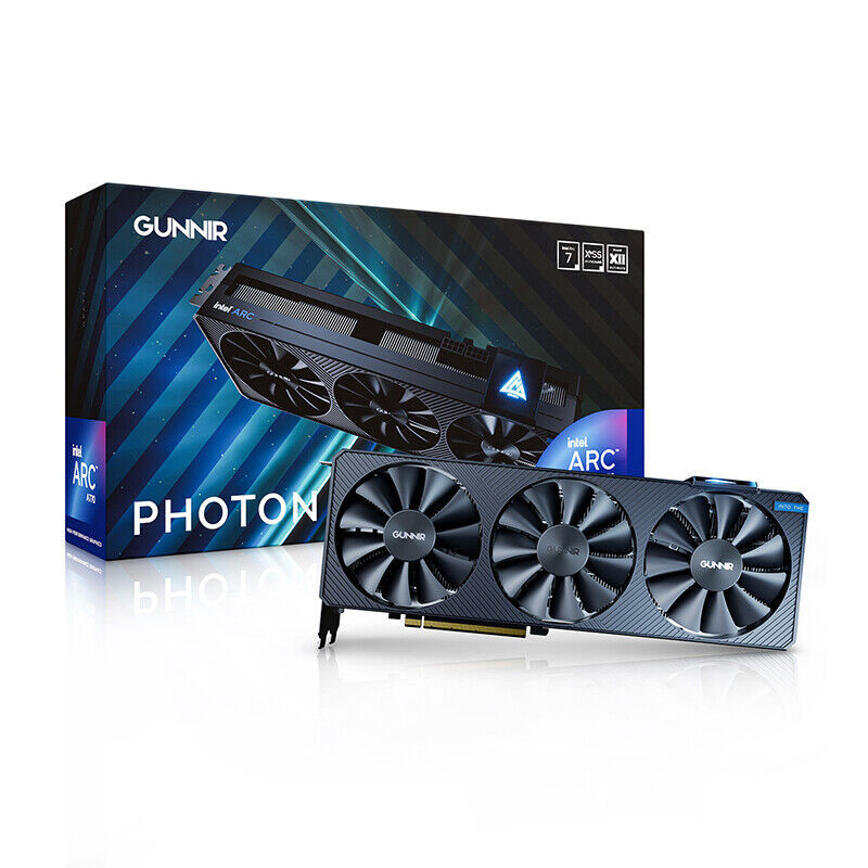 GUNNIR Intel Arc A770 16GB GDDR6 PHOTON Black OC Black Graphics Card