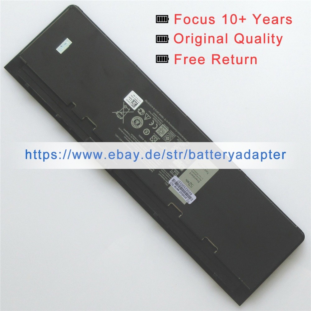 Original New VFV59 F3G33 battery for DELL Latitude E7250 E7270 E7240 7.6V 52Wh