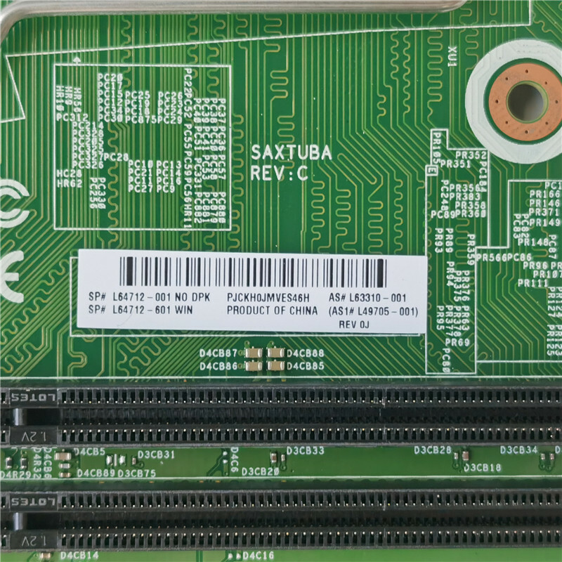 For HP Prodesk 400 G6 SFF L64712-601 L64712-001 L63310-001 SAXTUBA Motherboard