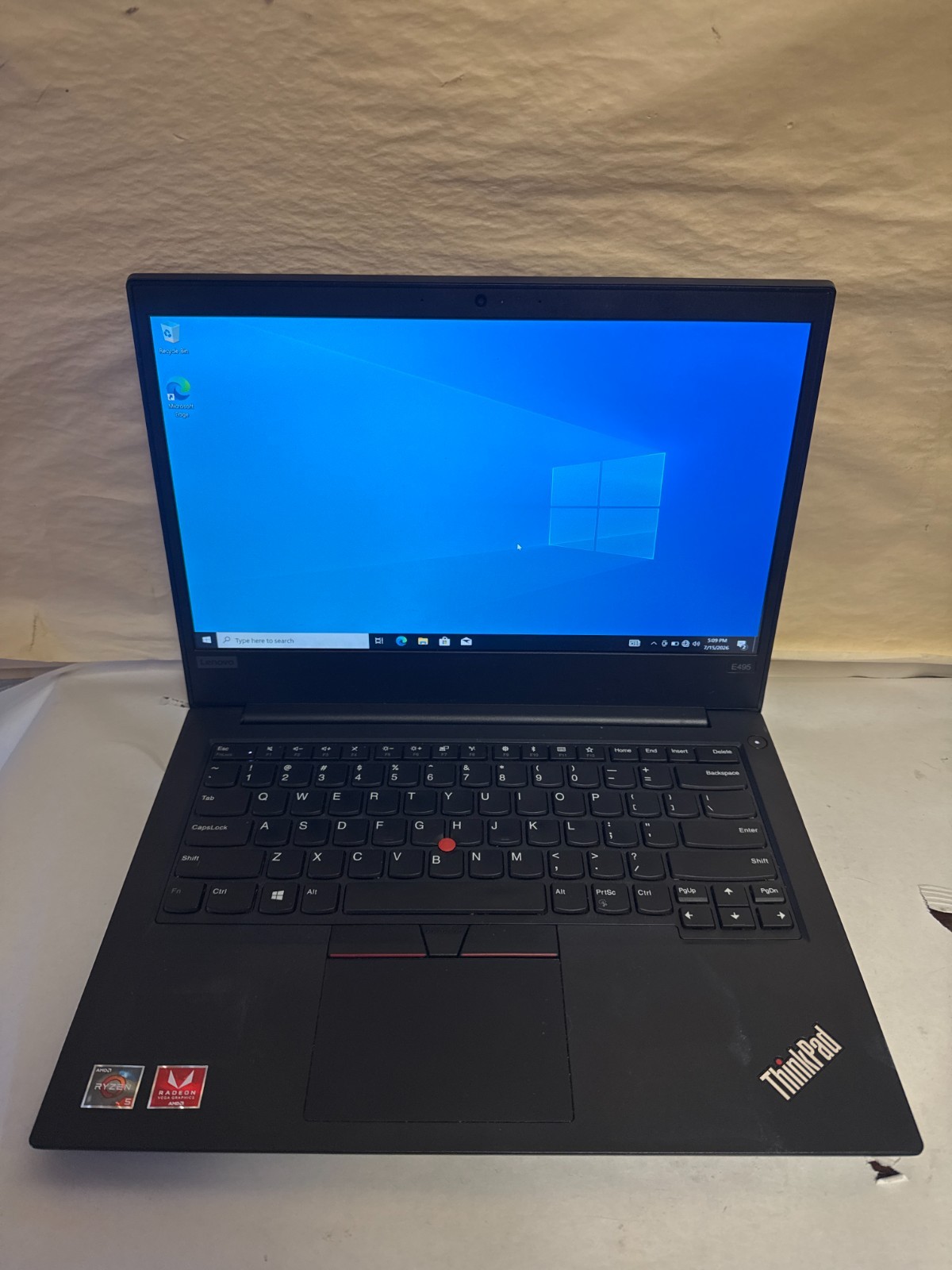 Lenovo ThinkPad E495 Ryzen 5 3500U 2.1GHz 8GB RAM 128GB NVMe Win10P