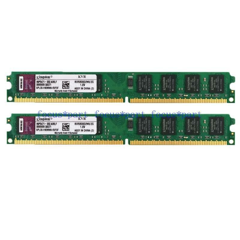 Wholesale DDR2 2 GB 800 MHz PC2-6400 DIMM Desktop PC RAM 240Pin 1.8V NON-ECC lot