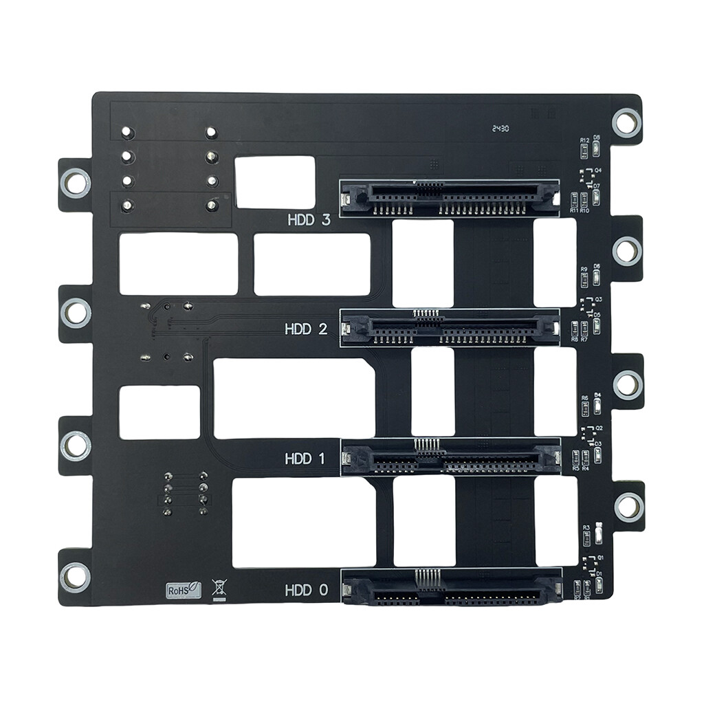 SASSATA Hard Disk Backplane for Nas Storage Server Expansion Board 6Gbp SFF8643