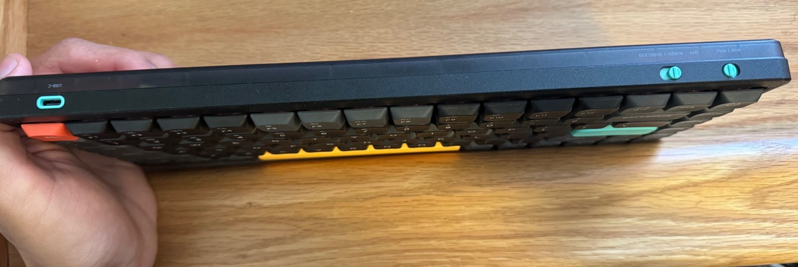 NuPhy Air75 V2 QMK/VIA Wireless Mechanical Keyboard – Basalt Black