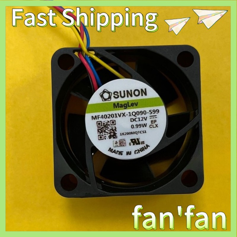 MF40201VX-1Q090-S99 SUNON 12V 0.99W power supply silent 4-wire PWM cooling fan