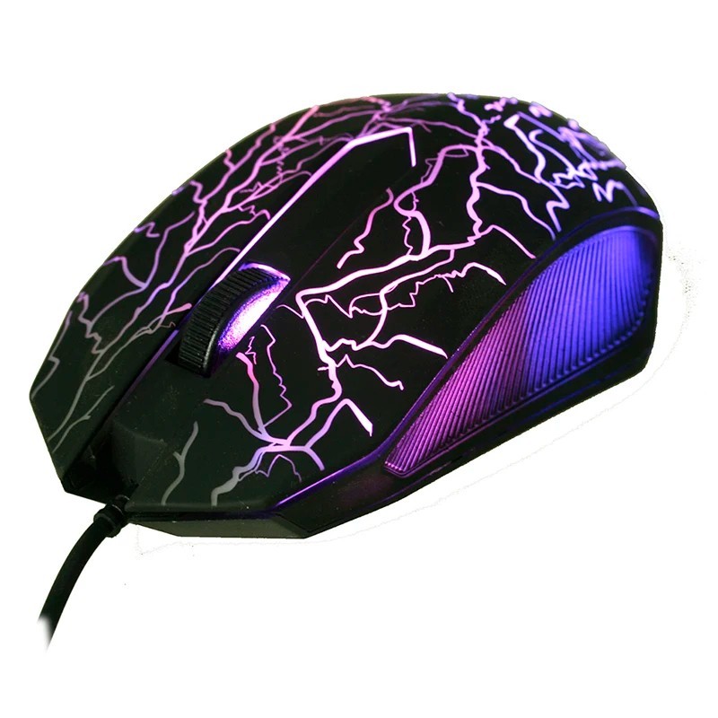 Wired Gaming Mouse Ergonomic 3200 DPI Optical USB Computer Mice RGB LED Backlit