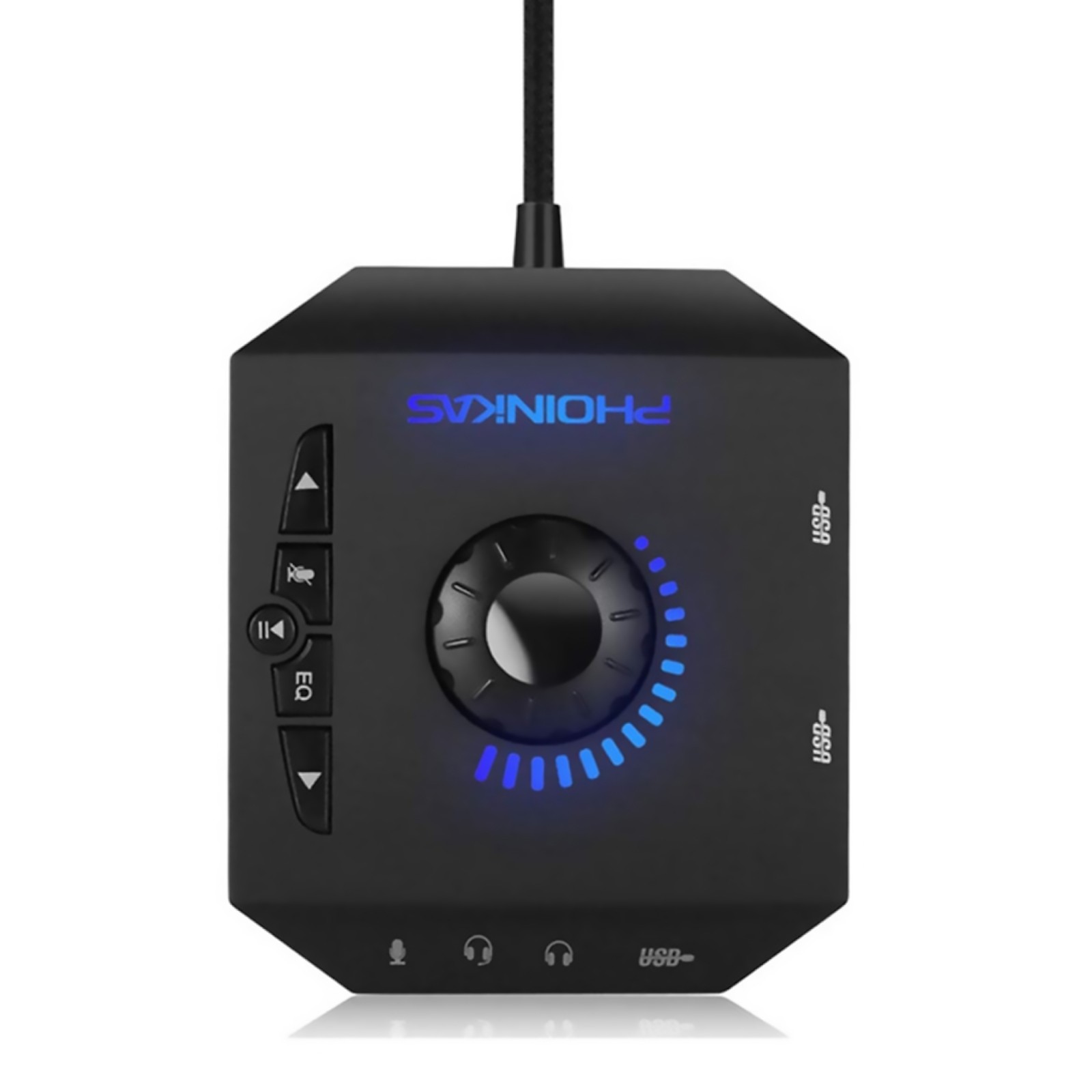 Multi-port Computer USB Sound Card 7.1 Channel Audio Converter Audio Interface