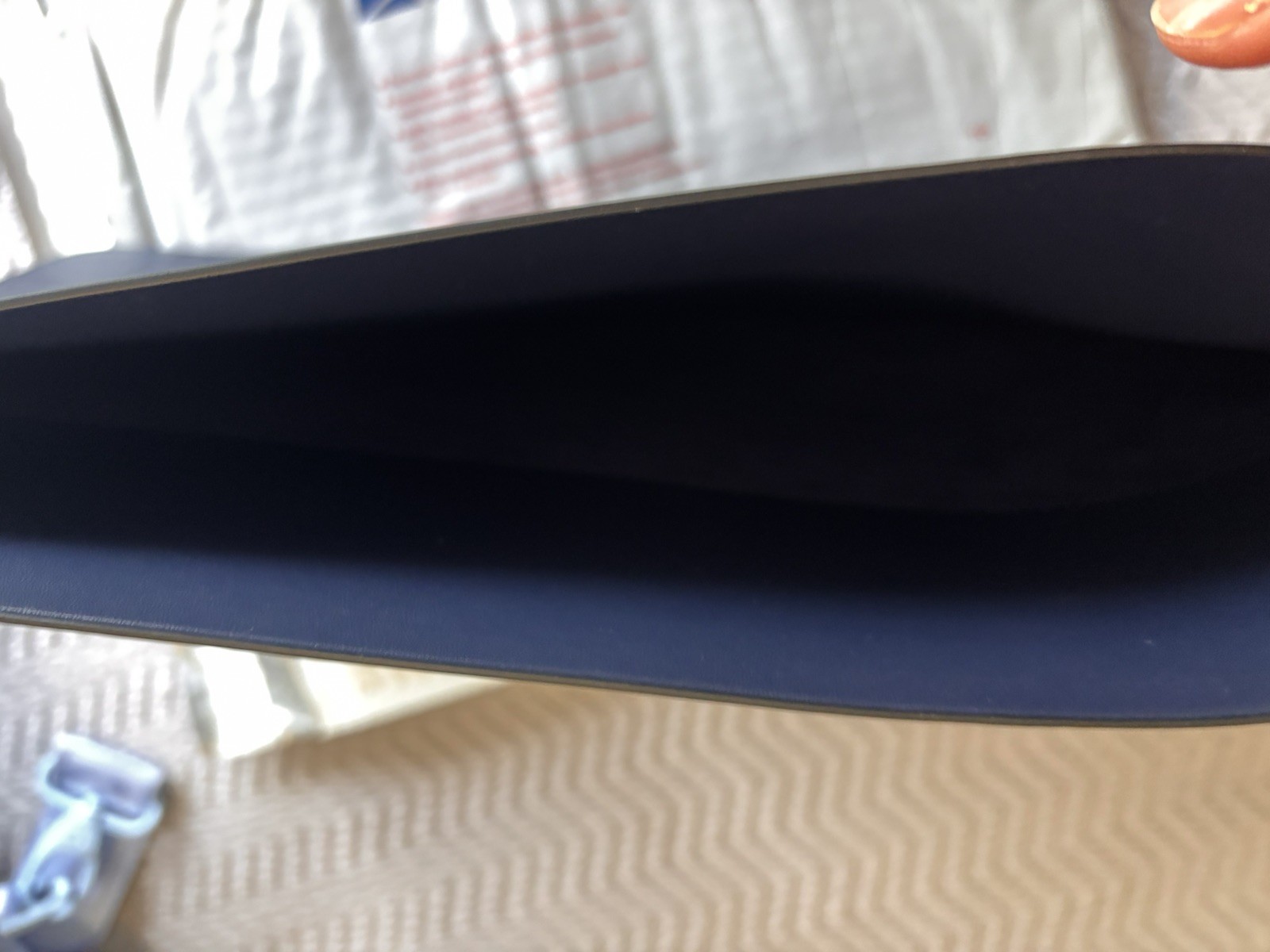 Apple Leather Sleeve for 12in MacBook Air/Pro Midnight Blue