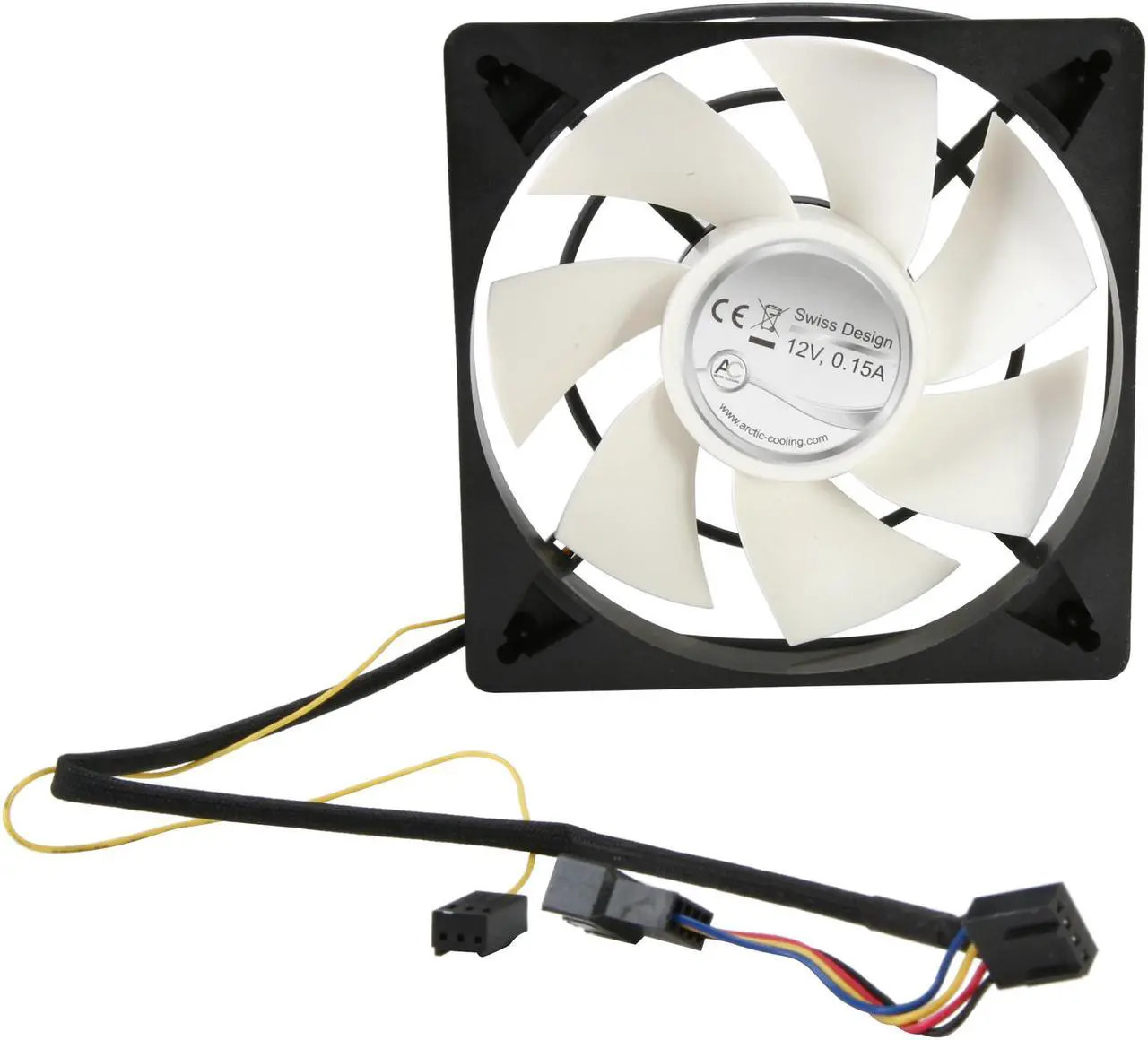 ARCTIC F12 Pro PWM Fluid Dynamic Bearing Case Fan, 120mm PWM Speed Control 54CFM