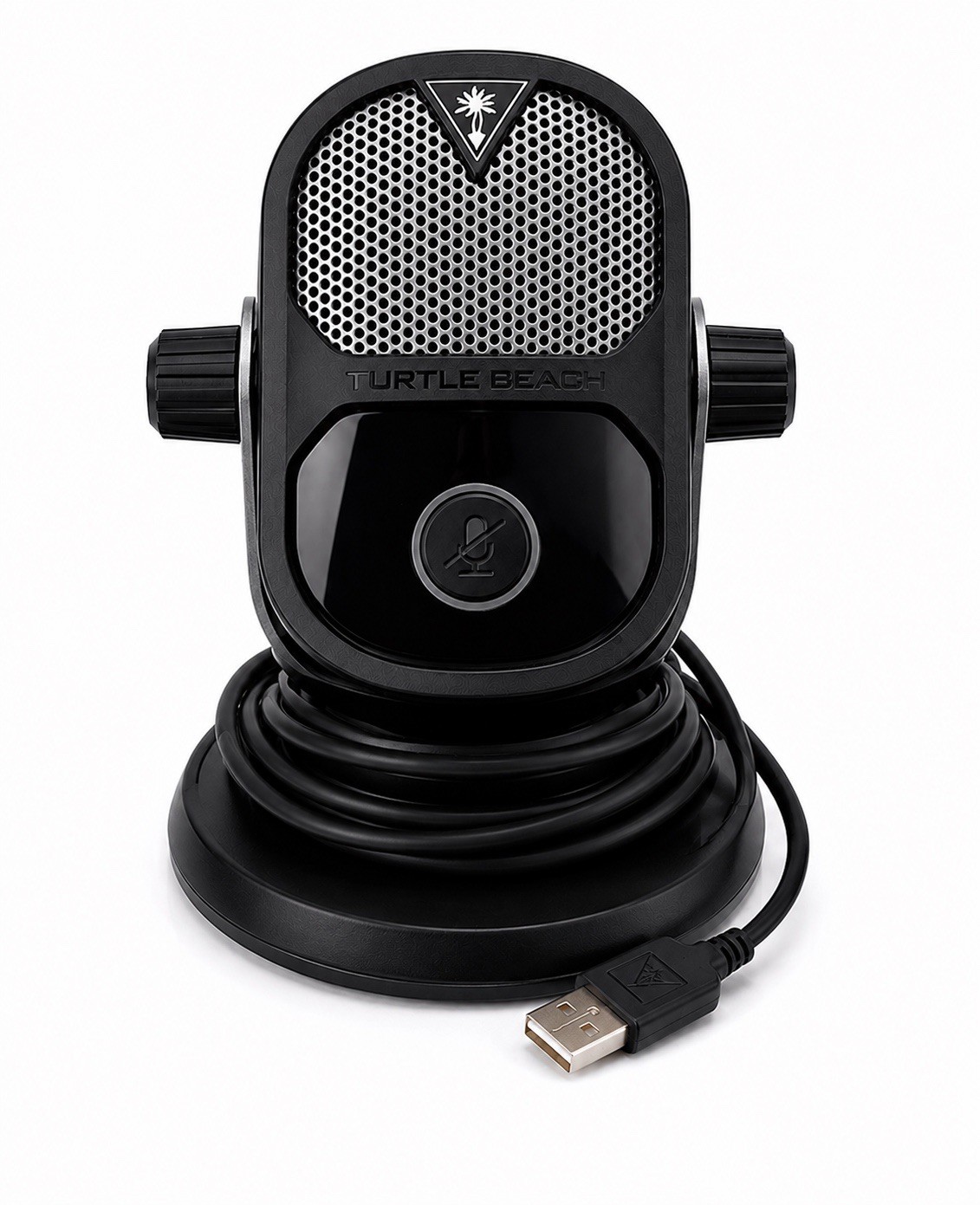 Turtle Beach Stream Mic USB Cardioid w/ Mute, Volume, Jack for PS4/PC Black