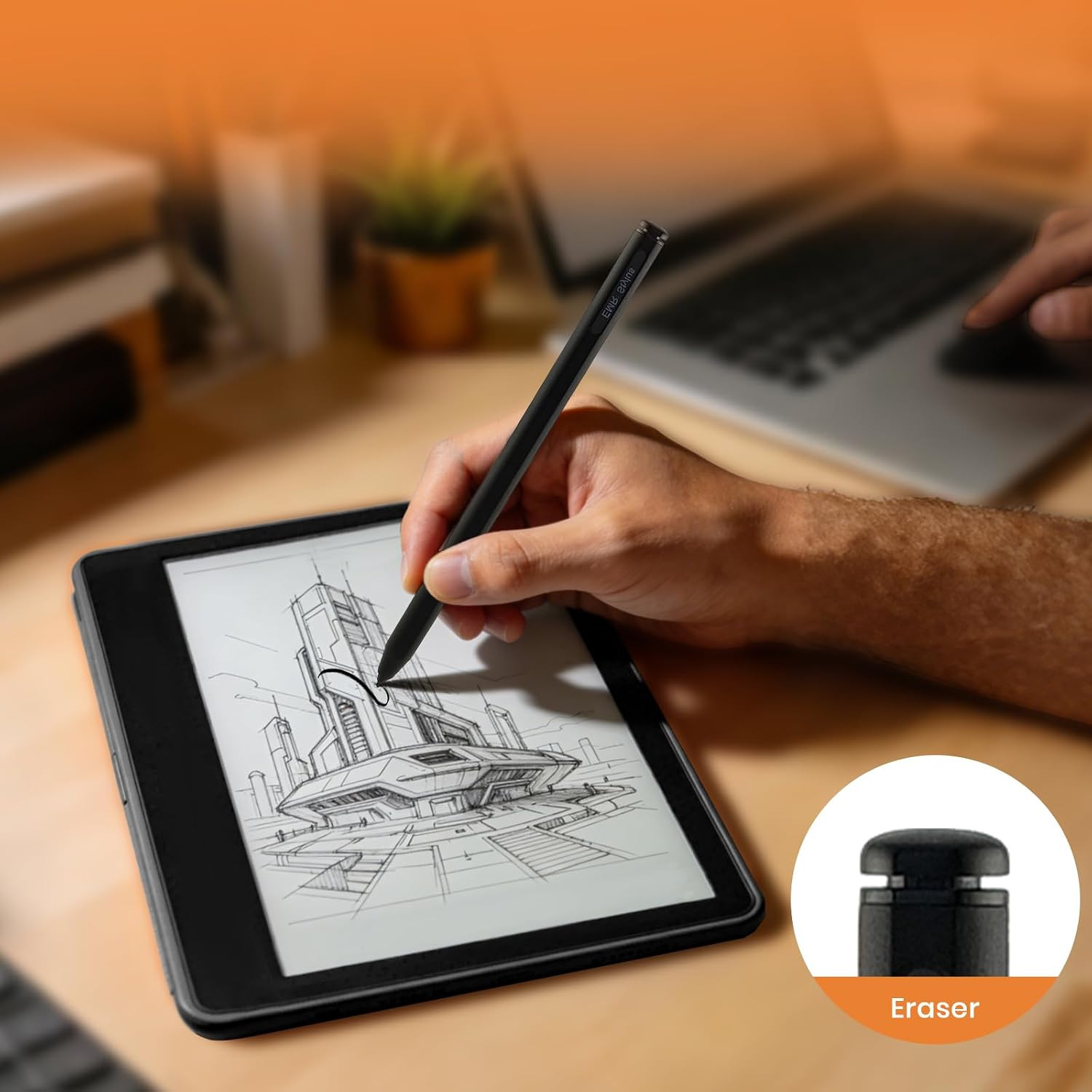 EMR Stylus for Remarkable Kindle Scribe 4096 Pressure Sensitivity | No Battery E